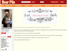 Tablet Screenshot of jrbcreations.bearpile.com