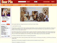 Tablet Screenshot of customteddys.bearpile.com