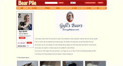 Desktop Screenshot of gyllsbears.bearpile.com