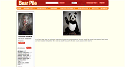 Desktop Screenshot of lesoursdisabelle.bearpile.com